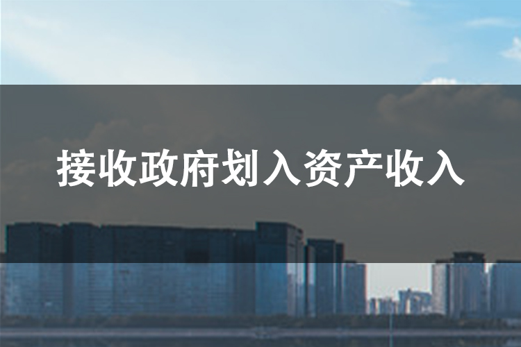 接收政府划入资产收入