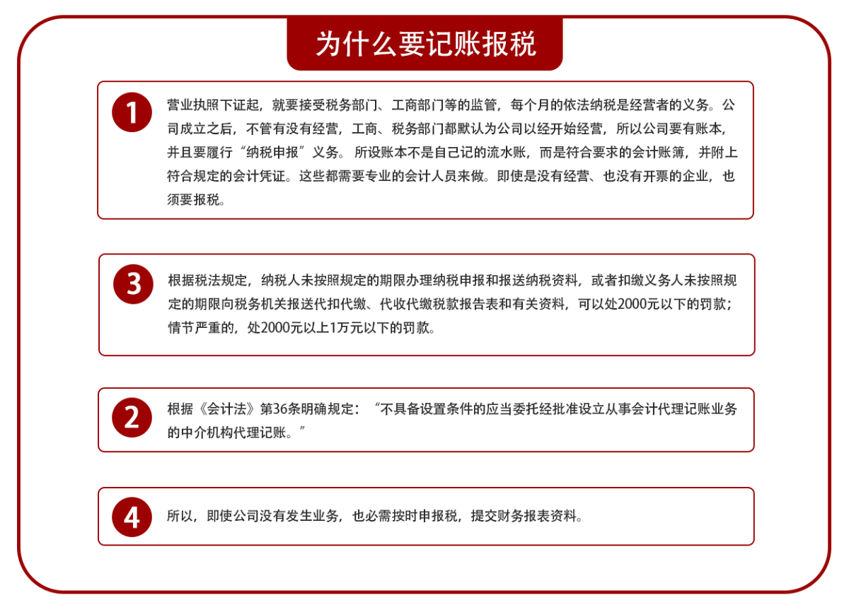 为什么要记账报税